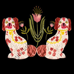 Porcelain Dogs Collection (without frame) Design